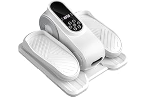 DamKee Under Desk Elliptical Exercise Machine, Electric Leg Exerciser As Seen On TV, 12 Speed Foot Exerciser While Sitting for Seniors, Portable Mini Seated Pedal Exerciser for Home Office