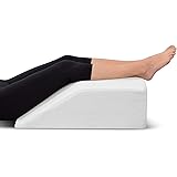Leg Elevation Pillow with Memory Foam - Elevated Leg Rest to Reduce Swelling, Plantar Fasciitis Relief - Ideal for Sleeping,