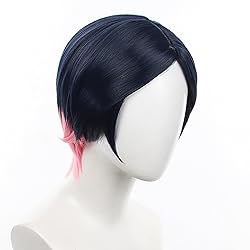 XiongXiongLe Valorant Clove Cosplay Wig Dark Blue