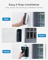 BOIFUN 5MP 2.5K Video Doorbell Wireless 2.4GHz Alexa Night Vision Battery view 7