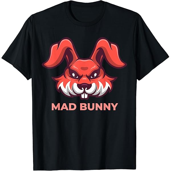Amazon.com: Mad Bunny T-Shirt : Clothing, Shoes & Jewelry