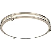 Juno Saturn Flush Mount Ceiling Light with Switchable Color Temperature (2700K-5000K), 16-Inch, Brushed Nickel