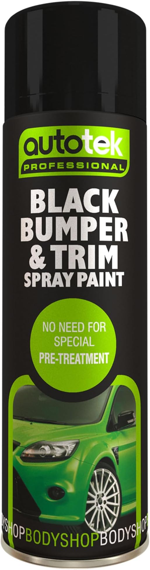 Autotek Professional Black Bumper Trim Spray Paint 500 ml Vehicle Car Automotive