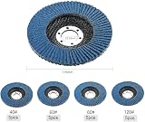 Anesty Flap Discs 115mm 20 Pack Zirconia 40/60/80/120 Grit for Angle Grinder view 7