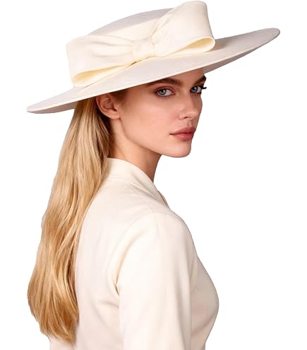 FADVES Fascinators Pillbox Hat Weddings Women Straw Fedora  display picture 1