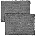 Raphael Rozen, Elegant Bathroom Rug, Set of 2 Microfiber Bath Mat, Non-Slip Floor Mat, Ultra Soft, Extremely Absorbent and Fast Drying, Easy Cleaning Doormat, Machine Washable (21
