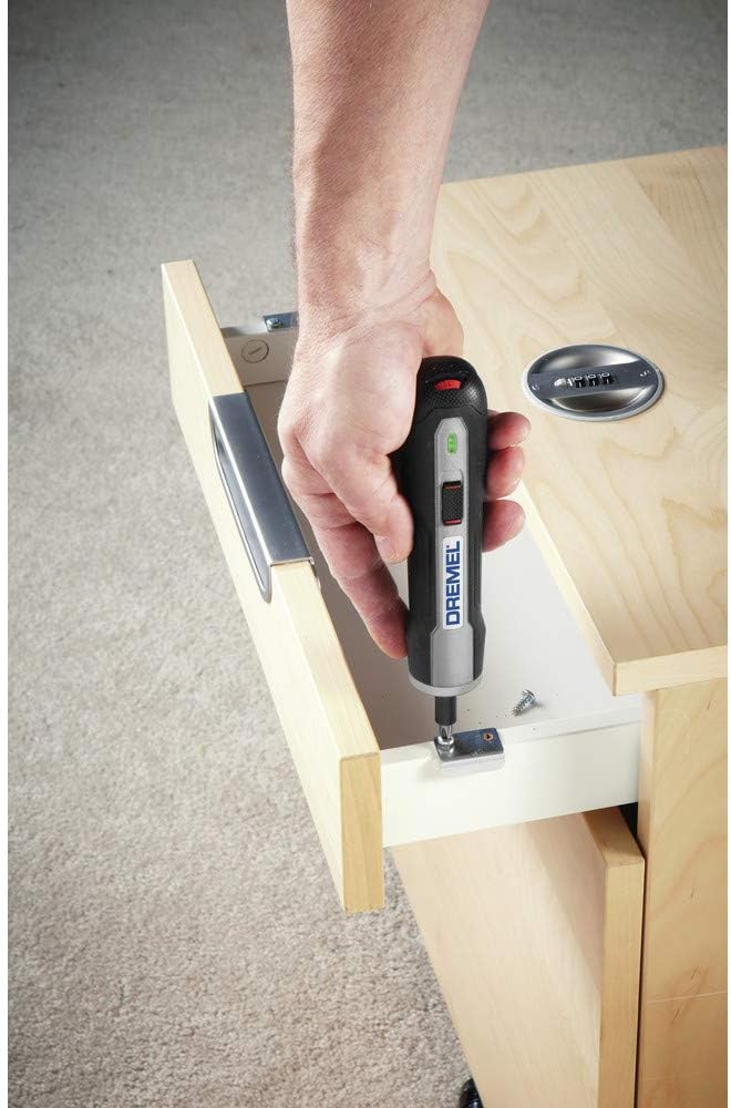 Dremel GO-01 Cordless Electric Screwdriver Set- Phillips, Flat, Hex Head- Precise Screw Driver- Automatic, Small, Portable - Integrated Rechargeable Battery with USB- Unique Christmas & Holiday Gift: Home Improvement