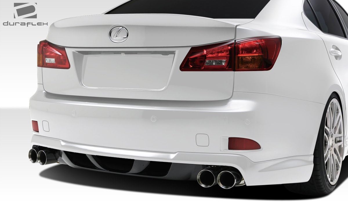 Brightt Duraflex ED-CQM-832 W-1 Rear Lip Under Spoiler Air Dam - 1 Piece Body Kit - Compatible With IS 2006-2013