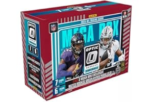 2025 Panini NFL Optic Donruss Football Trading Card Mega Box