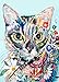 ENYOUNG Diamond Painting Kits for Adults - 5D Diamond Painting Kit Full Drill, Fairy with Black Cat Diamond Art Kits for Home Wall Decor(16x16inch)