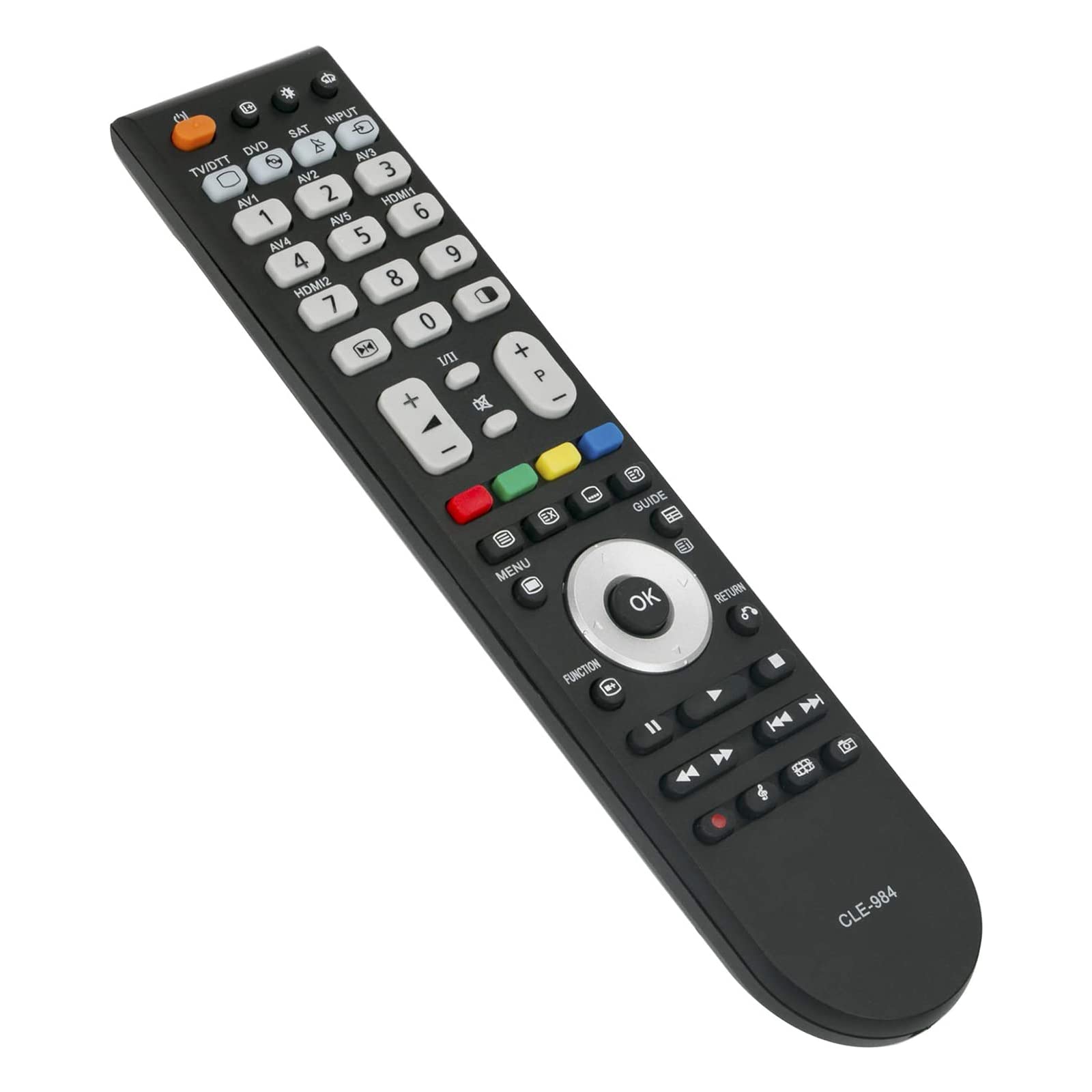 VINABTY Replacement CLE-984 Remote Control Fit for Hitachi TV CLE-993 P50T01E P50T01U P42T01UA P50T01UA P50TP01EA P42TP01U CLU-4984S P42TP01E P50A202 P50A402 L37V01EA