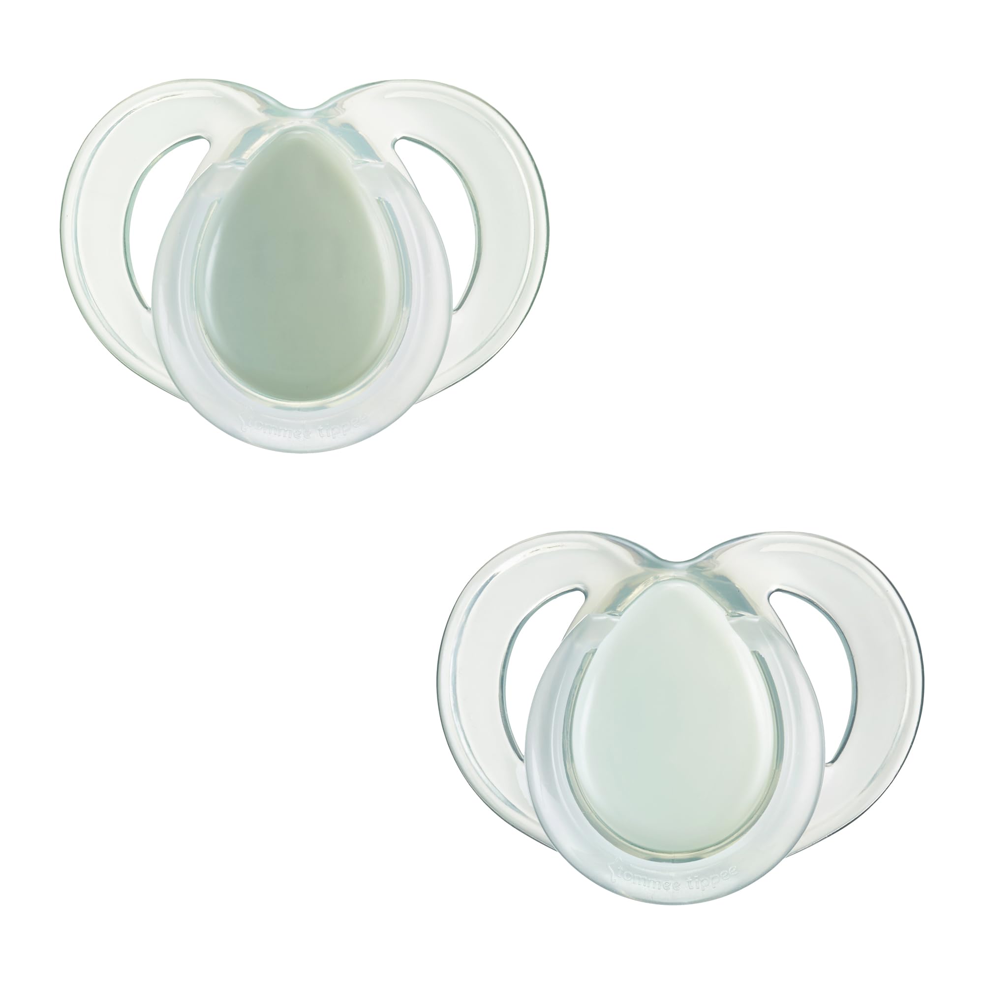 Photo 1 of Tommee Tippee Night Time Pacifier, 6-18 Months, Symmetrical Silicone Baglet, BPA-Free Binkies, Glow in The Dark Technology, Pack of 2 with Reusable Sterilizer Pod