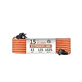 KTMC 15ft 16AWG Outdoor Extension