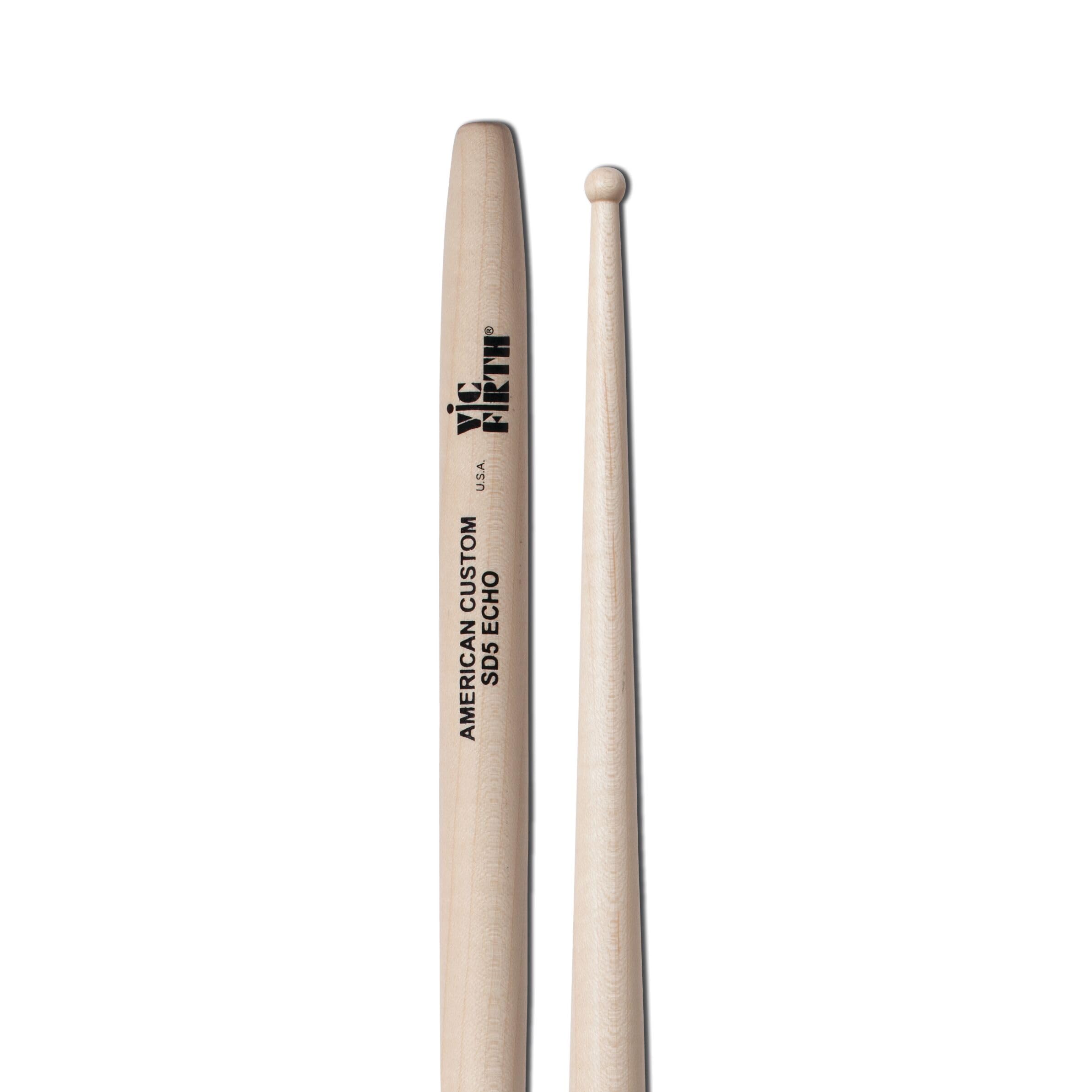 Vic FIrth - American Custom® Drumsticks SD5 - Echo - Maple - Wood Tip