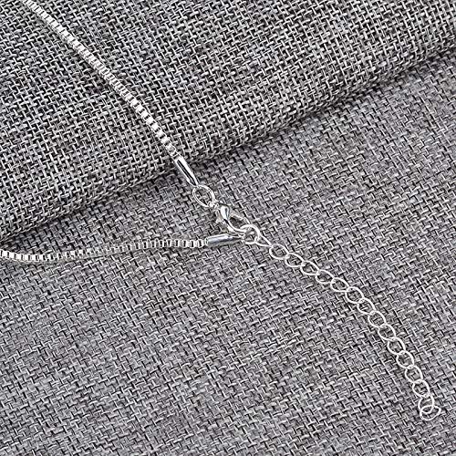 Balakie I Love You Mom Love Heart Necklace, Fashion Rhinestone Birthstone Necklace for Mom,Best Mom Jewelry Gift for Mother\'s Day (A)