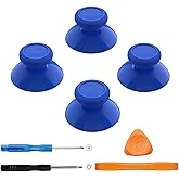 TOMSIN Replacement Joysticks for Xbox One,for Xbox Series X/S Controller,4PCS True Rubberized Thumbsticks Repair Kit for Xbox One Wireless Controller(Blue)