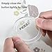 Resinta 30 Sets Acrylic Design Button Clear Button Badges Kit with Pin for Craft Supplies or DIY Badges (2.36 Inch)