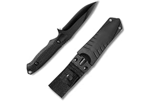 Reaindeer Stainless Steel Fixed Blade Hunting Knife (with Sheath), Perfect for Camping, Hiking, Survival Activities