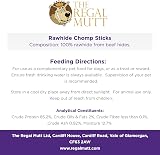 The Regal Mutt Rawhide Chomp Sticks Pack of 100 115mm 5/9mm view 5