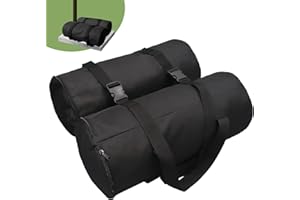 D&ONEHOS 150lbs Fillable Sandbags for Umbrella Base Weights，Sandbags for Weight,Weight Bags for Cantilever Offset Patio Umbrella Base, Deck, Poolside，Set of 2，Black(without Sand)