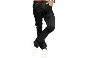 Blukraf Fleece Lined Jeans Men Winter Stretch Denim Warm Pants Loose Casual Straight Jeans Grabbing