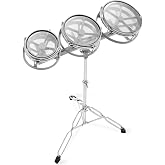 6", 8", 10" for Roto Tom Drum Set with Stand and for Remo Heads | Double-hammer head provides two striking surfaces for contact-position selection during compatible acoustic pedal setup