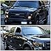 Auto Dynasty Compatible with Ford F-150 Smoke Lens Towing Side Mirror Turn Signal Light (Amber LED)
