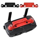 KUUQA 2 Pcs Upgrade Version Transmitter Controller Stick Thumb Protective Clip Rocker for Dji Mavic Pro,Red and Black (DJI mavic not included)