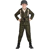 Kid's Deluxe WW2 Soldier Costume