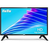 TuTu 32-inch 60Hz 720P HD LED TV Widescreen High Definition Slim Television with Dolby Audio HDMI,USB (2023 Model)