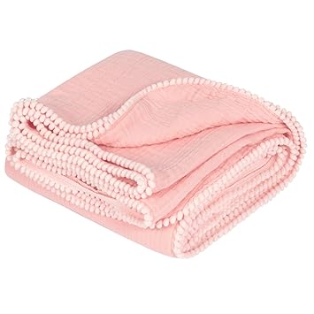 pink pram blanket