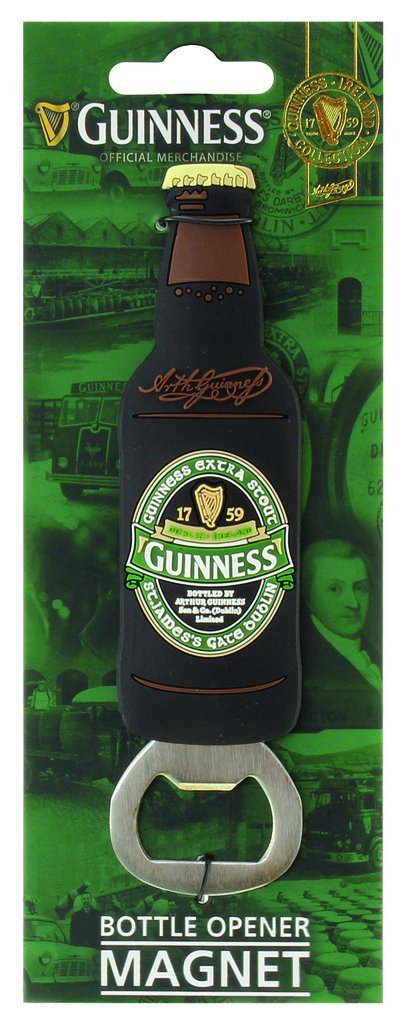 PVC Bottle Opener Magnet with St James Gate Design - Guinness Ireland Collection