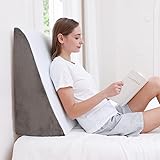 Sasttie Wedge Pillow, 12 Inch Memory Foam Bed Wedge