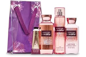 CANERO Bath & Body Works A Thousand Wishes Gift Set 2019 Edition with Mist, Body Lotion, Shower Gel, Hand Cream & Gift Bag