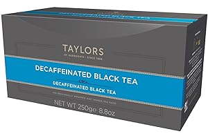 Taylors of Harrogate Wrapped Tea Bags, Decaffeinated Breakfast, 100 Count