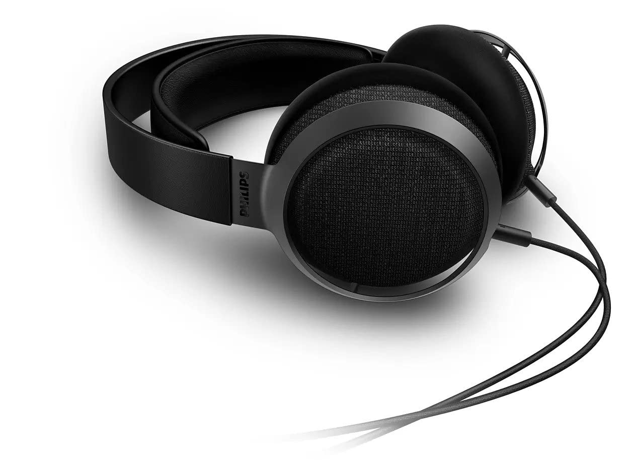 Philips Fidelio X3 Professional Studio Monitor Headphones for Recording & Mixing Wired Over The Ear Open-Back Headphones, Multi-Layer 50mm Diaphragms, Hi-Res Music Studio Headset, Premium Finishing
