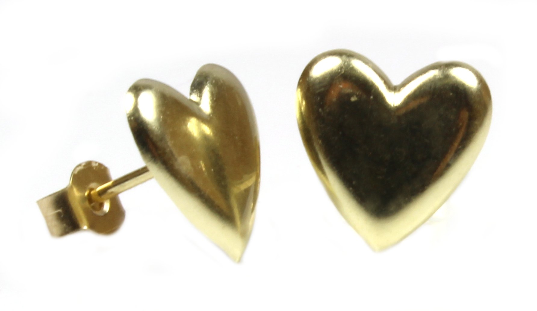 Arranview Jewellery Gold Heart Stud Earring (7mm) - 375 9ct Gold — image 1