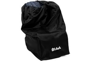 elaia Car Seat Travel Bag for Airplane, Universal Car Seat Bag for Air Travel, Durable Carseat Cover with Handles Fits Doona, Graco, Evenflo Infant Carriers & Booster Seats, Baby Flying Essentials
