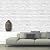 Muriva Painted White Brick Wallpaper