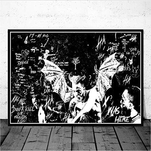 Yhnjikl Affiche Nouveau Rip Xxxtentacion Lutte Citation Rappeur Chanteur Star Wall Art Toile Peinture Mur Photos Pour Le Salon Decor A La Maison 40x60cm Sans Cadre Amazon Fr Cuisine Maison