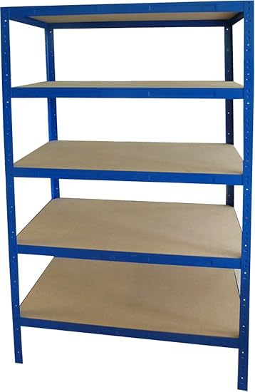 Lagerregal Steckregal Kellerregal Metallregal 180x100x60 cm 5 Böden 175 kg pro Boden