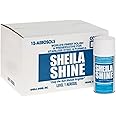 Sheila Shine Pack of 12 x 10 Oz Stainless Steel Polish & Cleaner | 12 x 10 oz Aerosol Spray Can| Protects Appliances from Fingerprints and Grease Marks | Residue & Streak Free