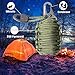 CAMPSNAIL Emergency Survival Kit Grenade - 20 Accessories First Aid Kit Survival Wrapped in 550 lb Paracord Survival Grenade for Emergencies (Army Green)
