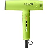 BaBylissPRO Nano Titanium Professional Nano Light Ionic Dual-Voltage Lightweight Hair Dryer, Portable Travel Professional Styling Tool with Diffuser, Blow Dryer Set for All Hair Types