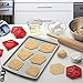ThinkGeek Critical Hit Cookie Cutters - Set of 6 Polyhedral Dice (d4, d6, d8, d10, d12, d20) Cookie Cutters