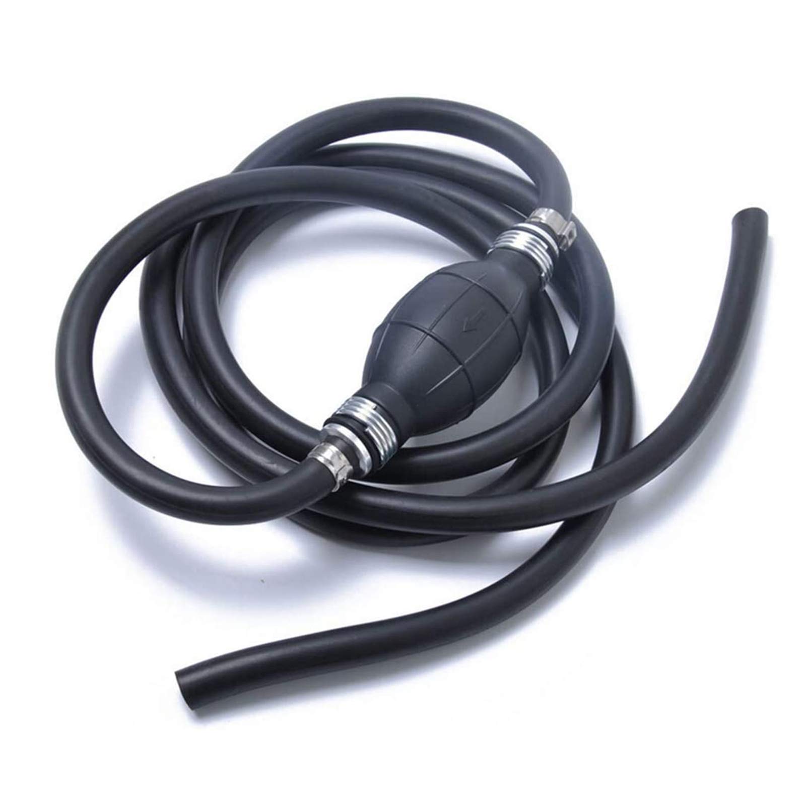 High Flow Siphon Pump Gasoline Oil Water Fuel Diesel Transfer Siphon Pump Siphon Fuel Transfer Pump Siphon Hand Fuel Pump Portable Manual Car Liquid Gas Transfer PumpSiphon Hose for Manual Pumping 8mm
