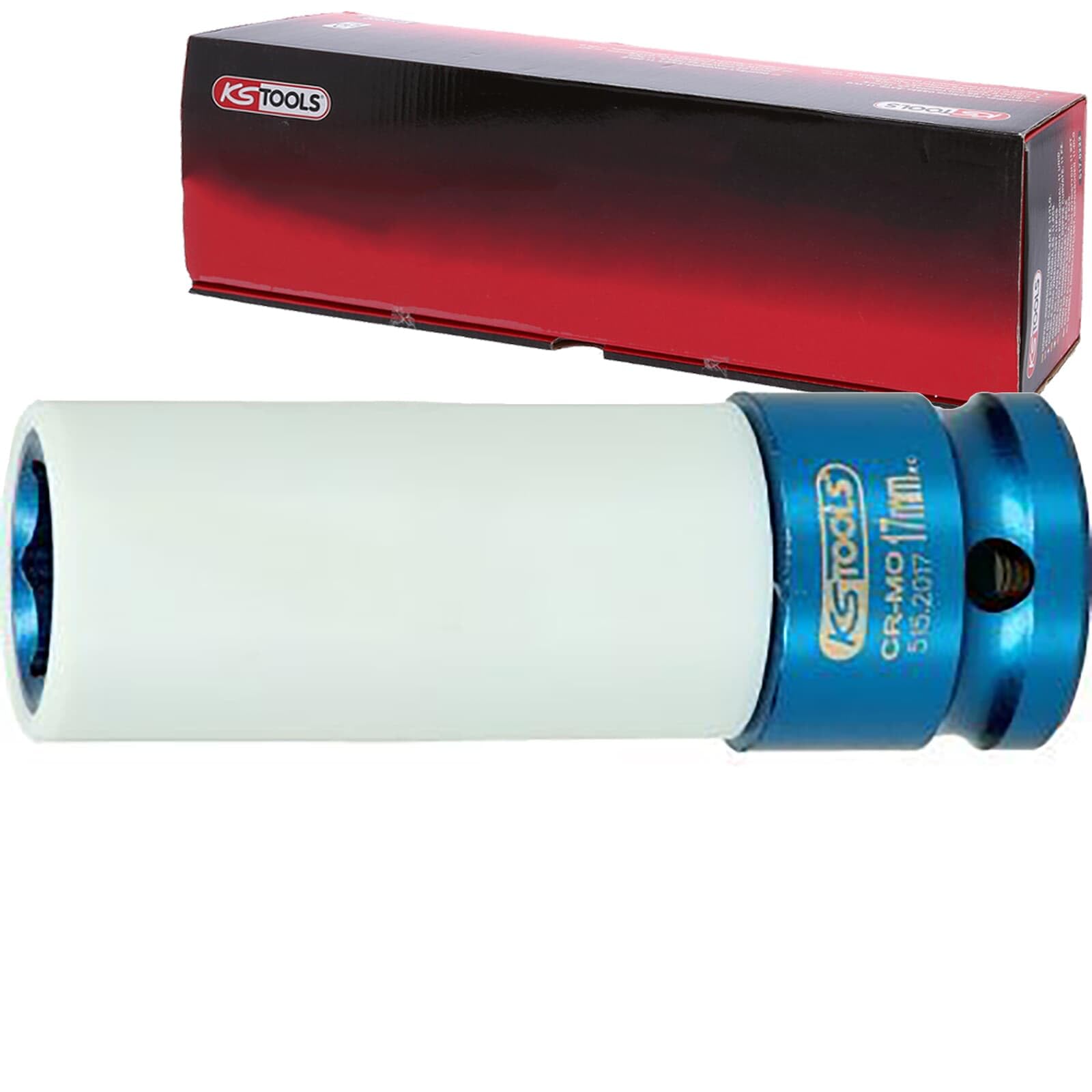 KS Tools 515.2017 1/2-inch 17mm Impact Sockets Deep