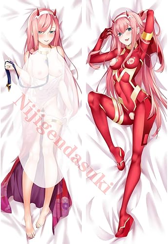 Amazon Nijigendasuki 抱き枕 ダーリン イン ザ フランキス Darling In The Franxx ゼロツー 02 両面プリント 18禁 等身大 ピロー 抱き枕カバー 可愛い Acg 全裸 アニメ エロ カスタム可能 アダルト 2wayトリコット 枕 枕カバー 50cm X 150cm アニメ 萌えグッズ 通販