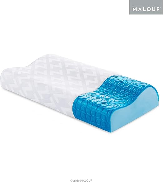 Amazon Com Z Gel Infused Dough Memory Foam Contour Pillow With