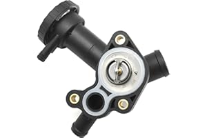 laffoonparts 11531486703 Thermostat with Gasket and Housing Kit Assembly, Replacement for Mini Cooper 2002 2003 2004 2005 200